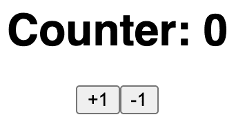 Counter component